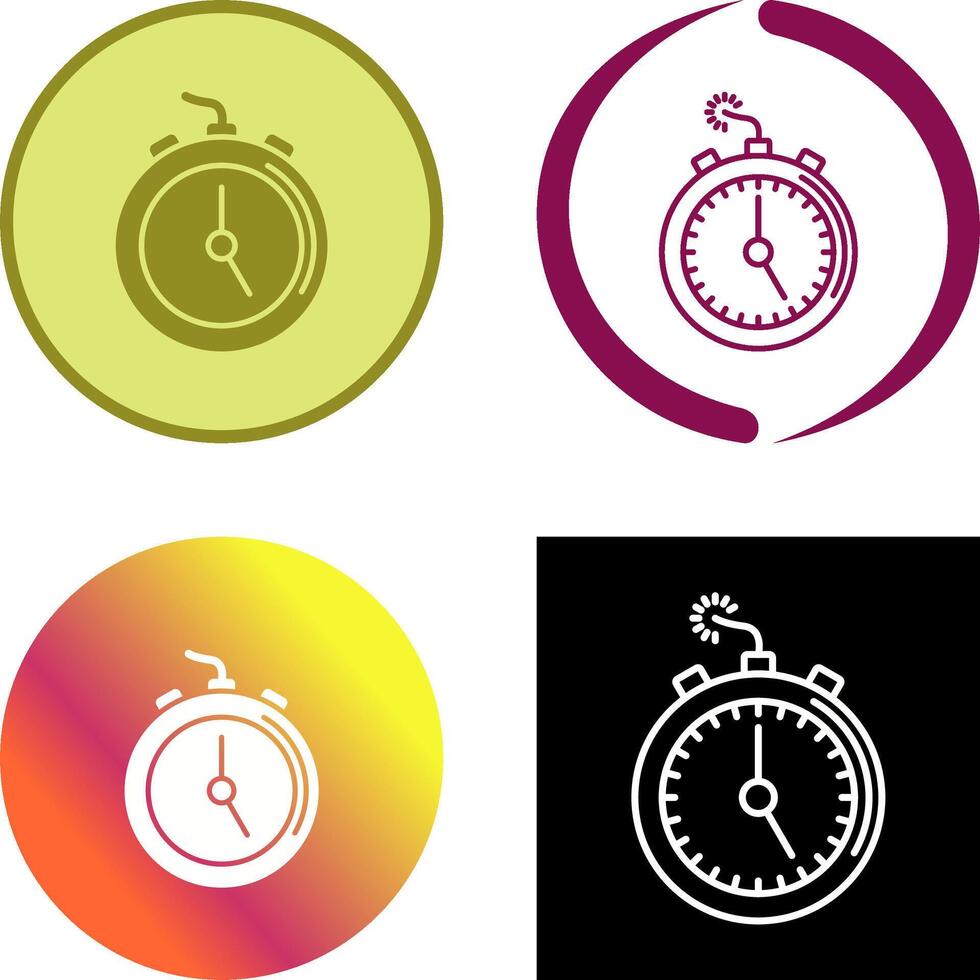 Deadline Icon Design vector