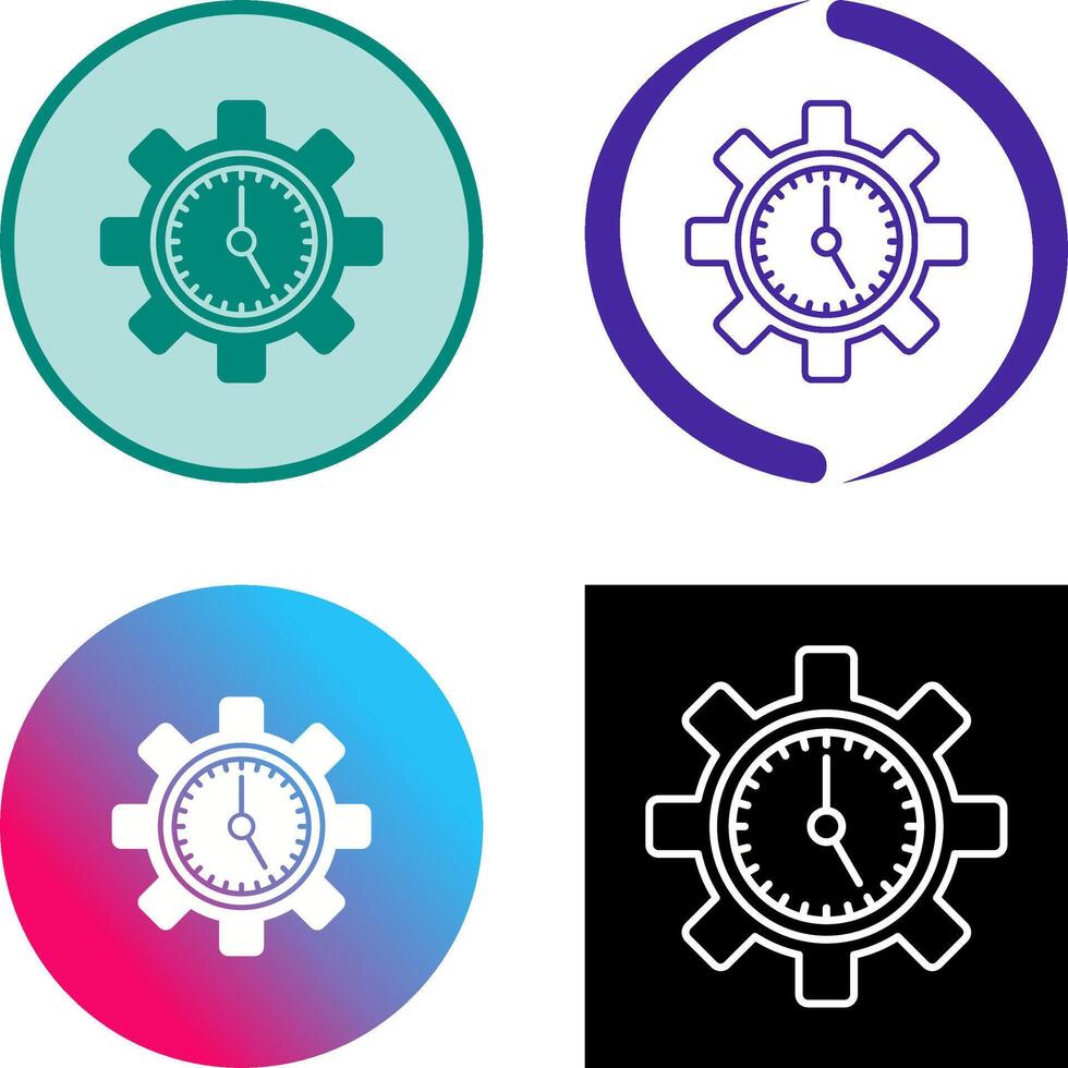 Time Management Icon Design vector