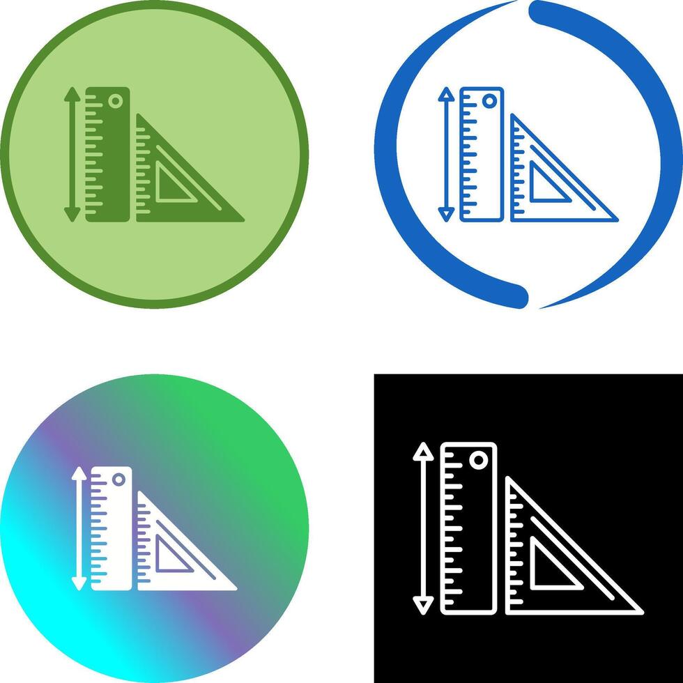 Rulers Icon Design vector