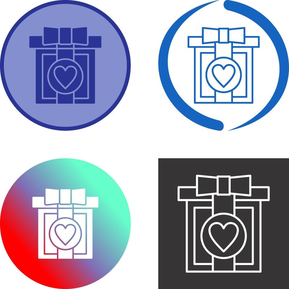 Gift Box Icon Design vector