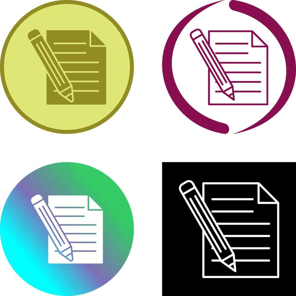 Pencil Icon Design vector