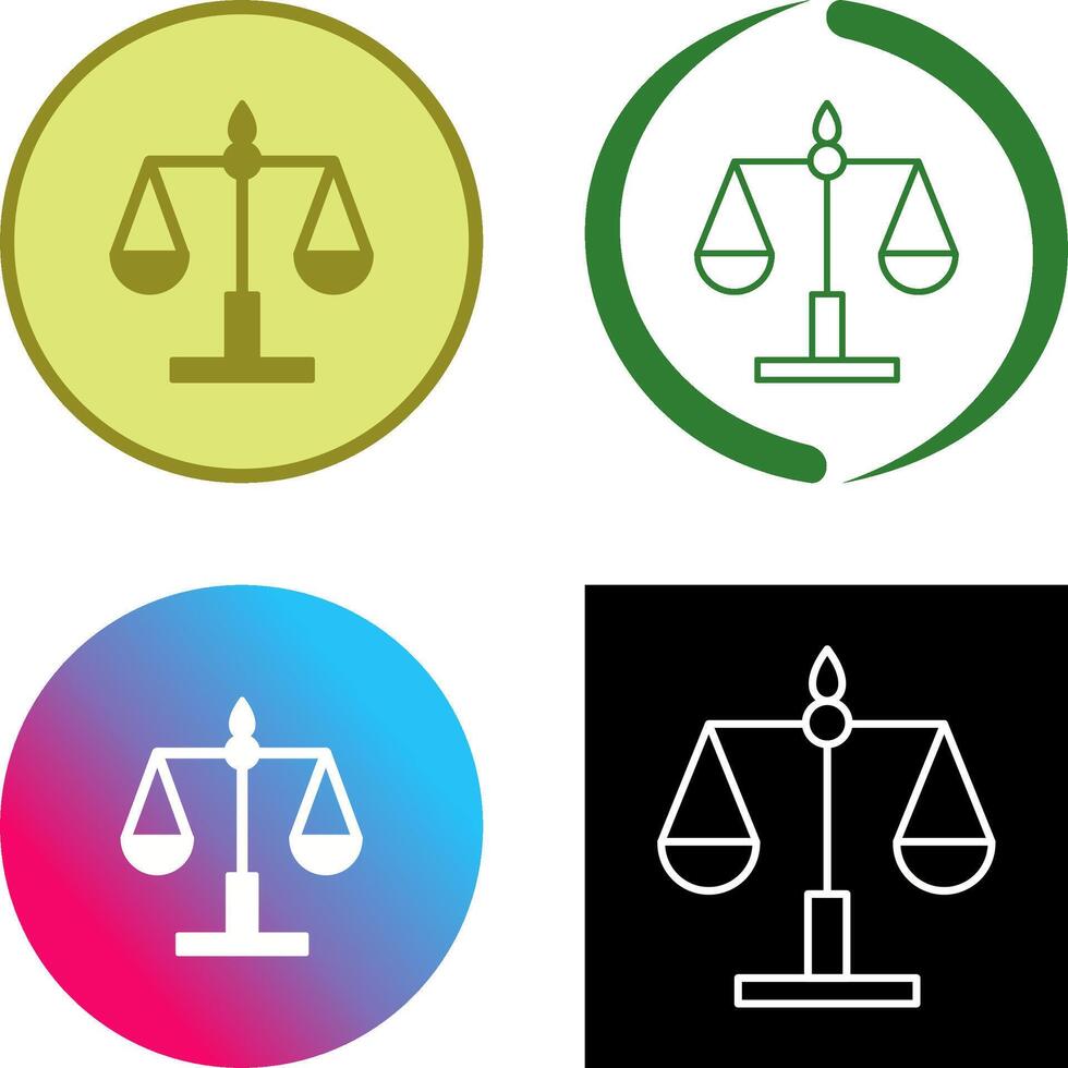 Scale Icon Design vector