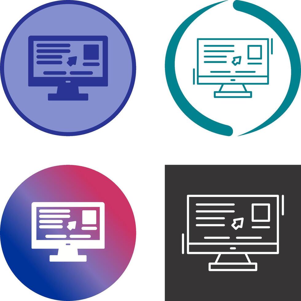 Usability Icon Design vector