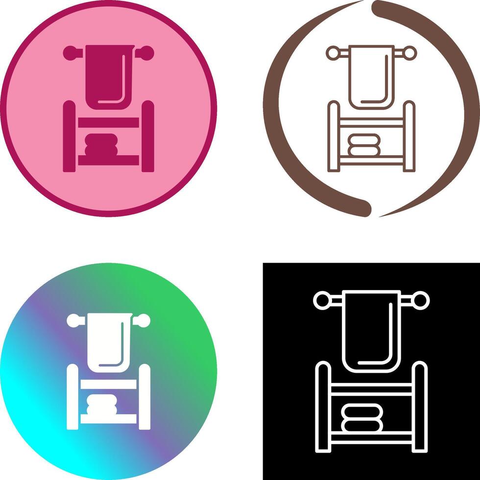 Towel Icon Design vector