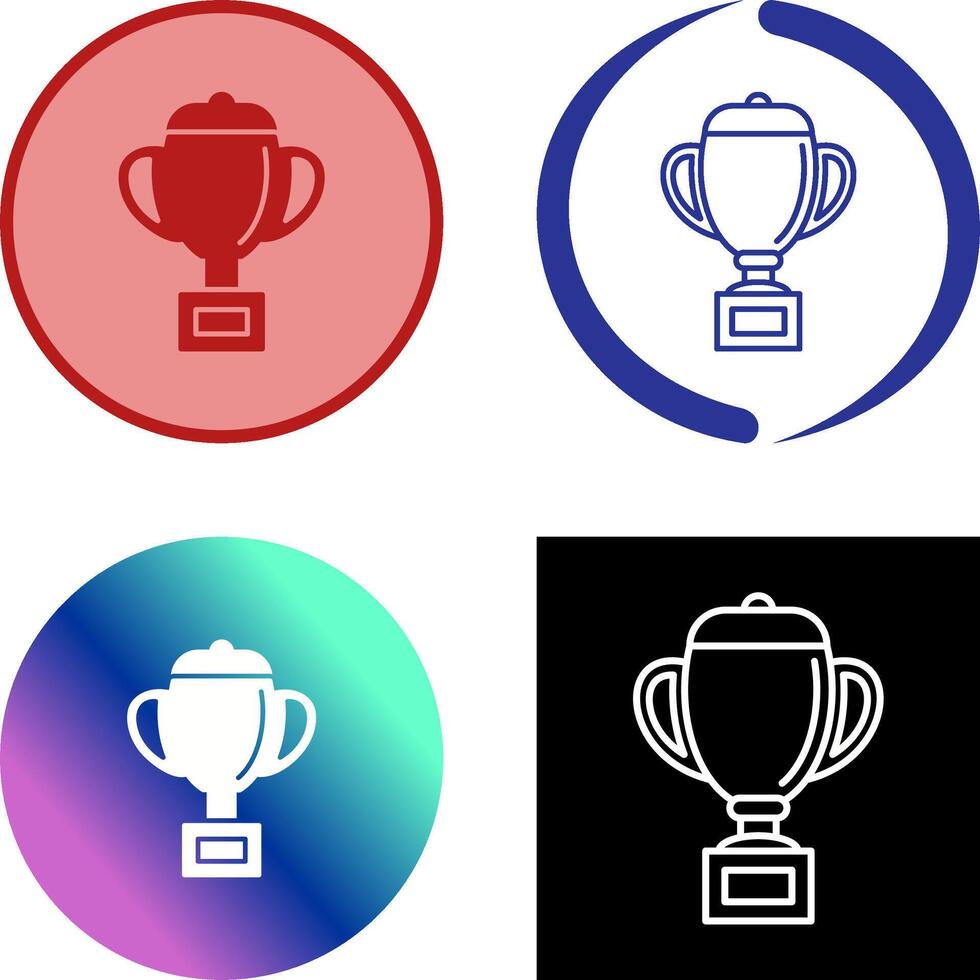 diseño de icono de trofeo vector