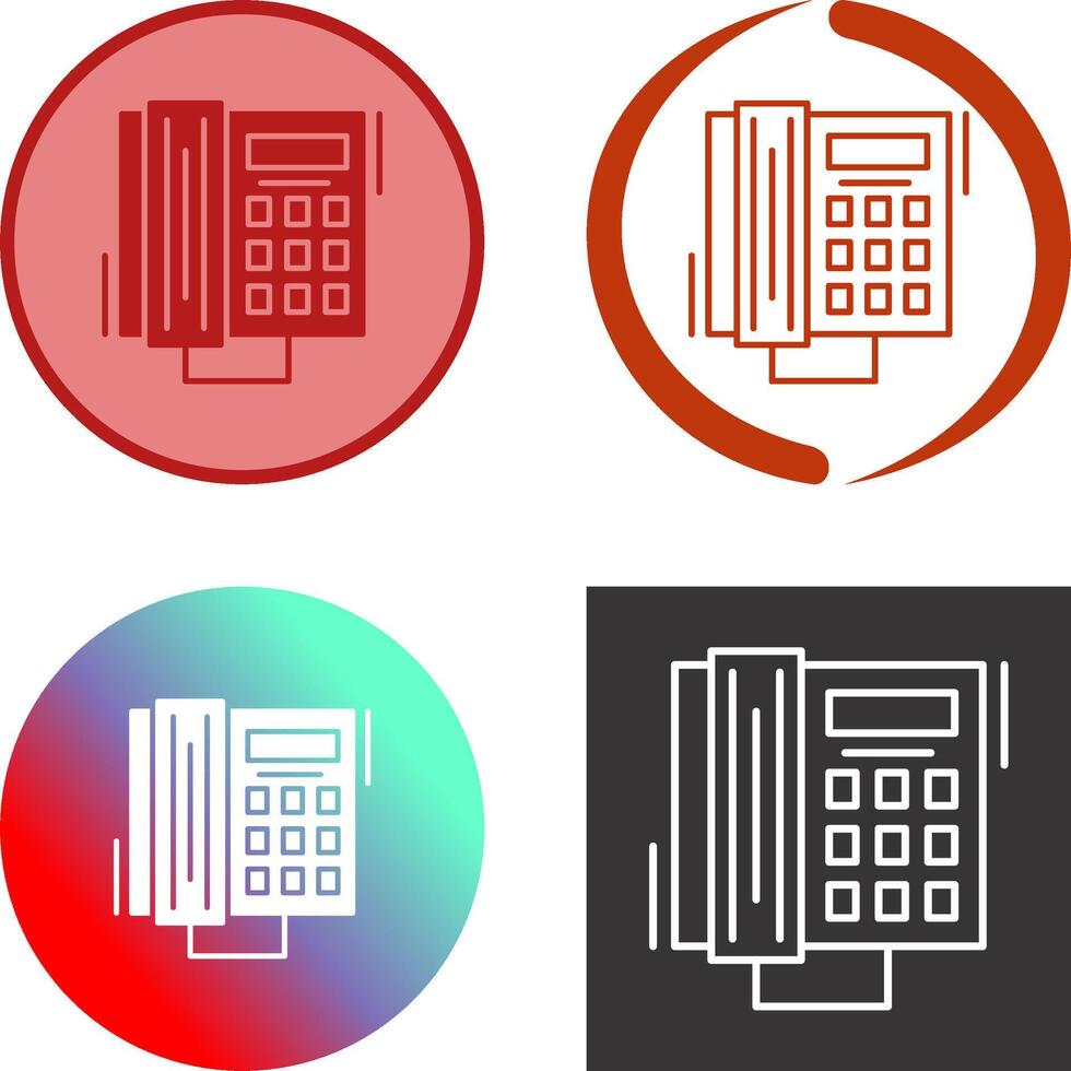 Phone Call Icon Design vector