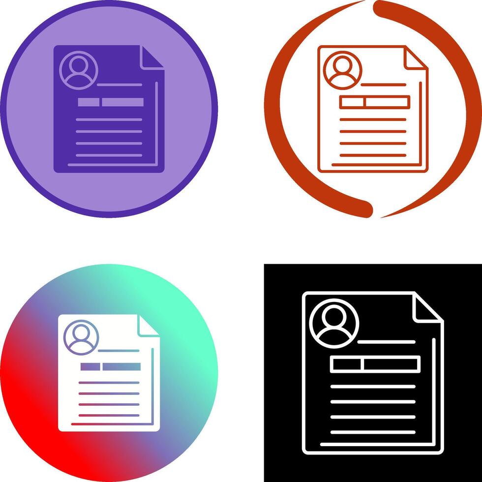 Contact Icon Design vector