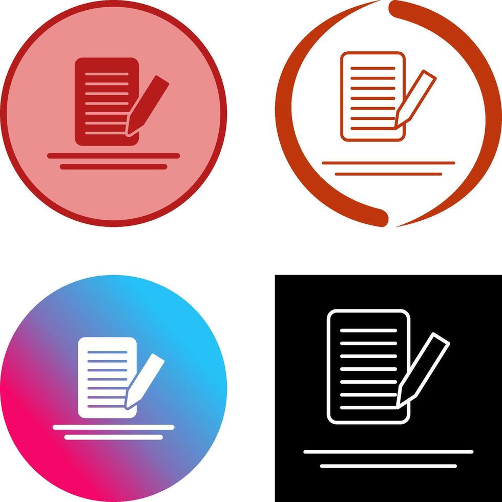 Edit Icon Design vector