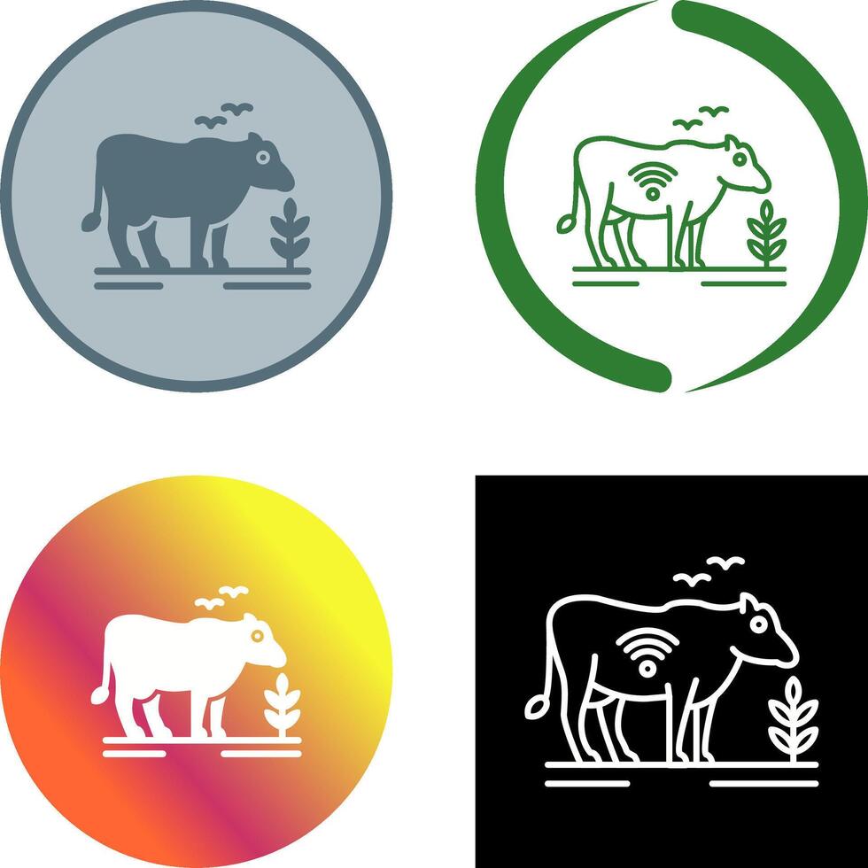 Cattle Icon Design vector