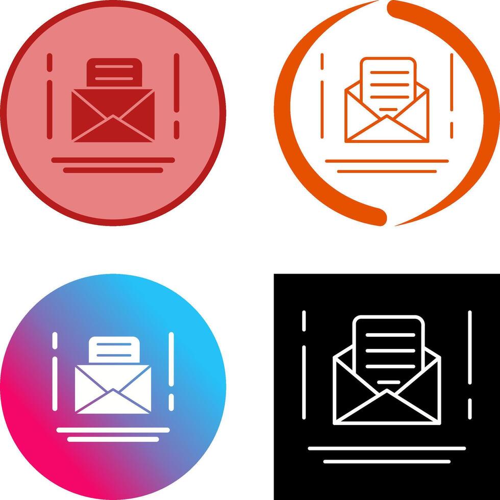 Email Icon Design vector