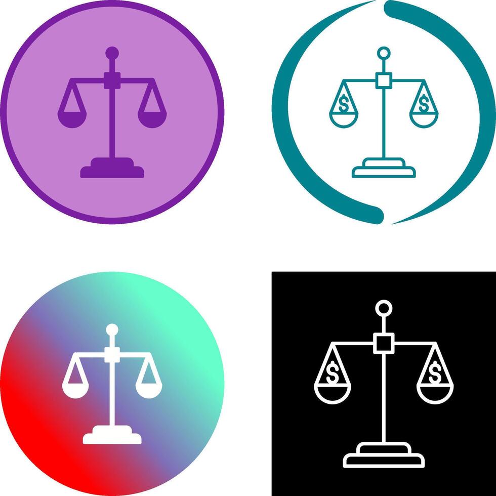 Scale Icon Design vector