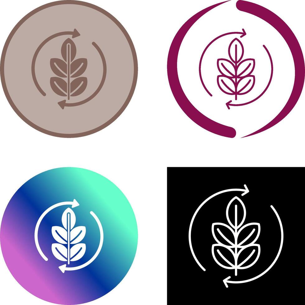 Agronomy Icon Design vector