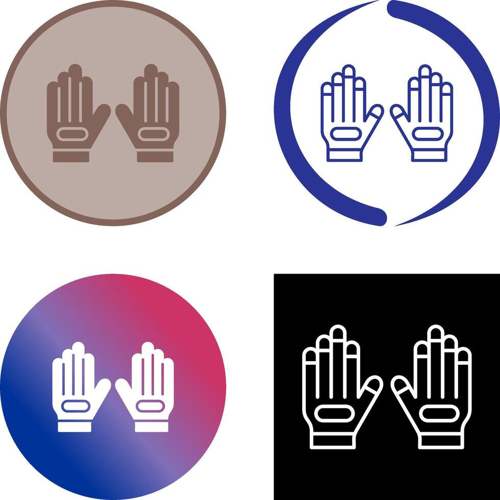 Glove Icon Design vector