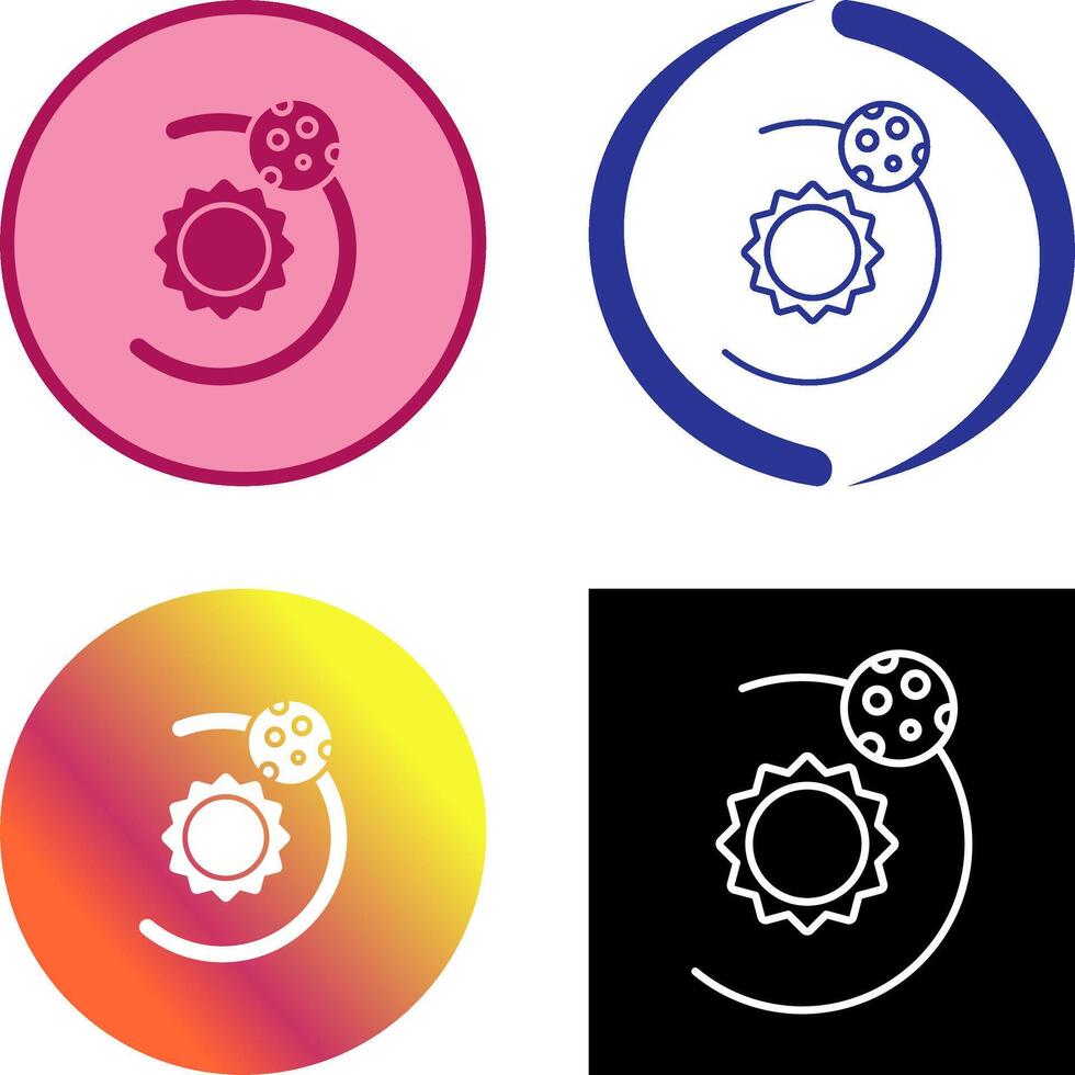Orbit Icon Design vector