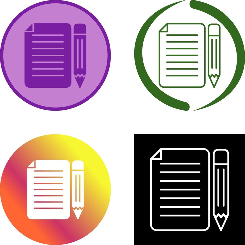 Page Icon Design vector