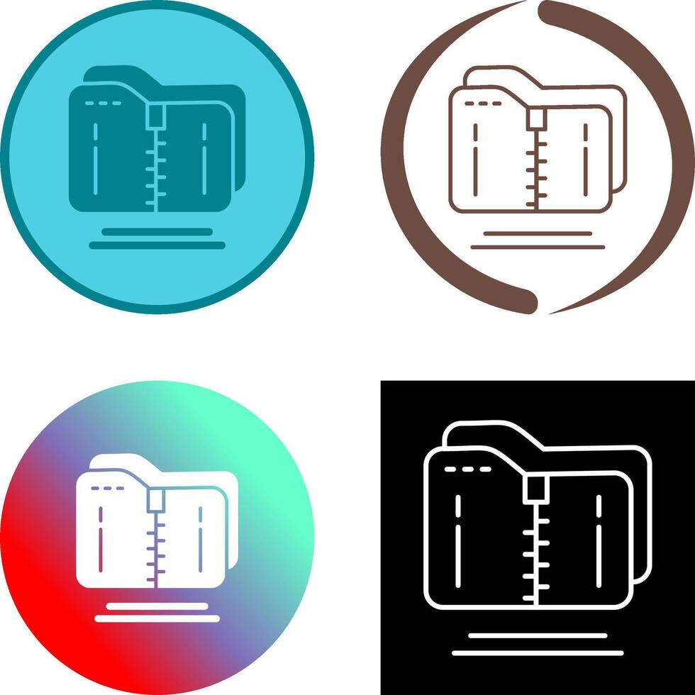 Compressed Icon Design vector