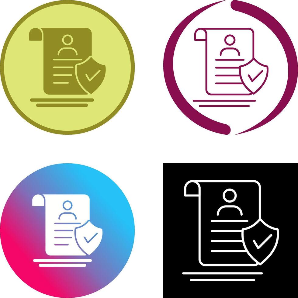 Verified Icon Design vector