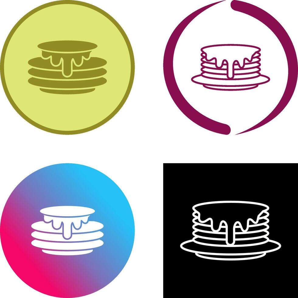 Pancake Icon Design vector