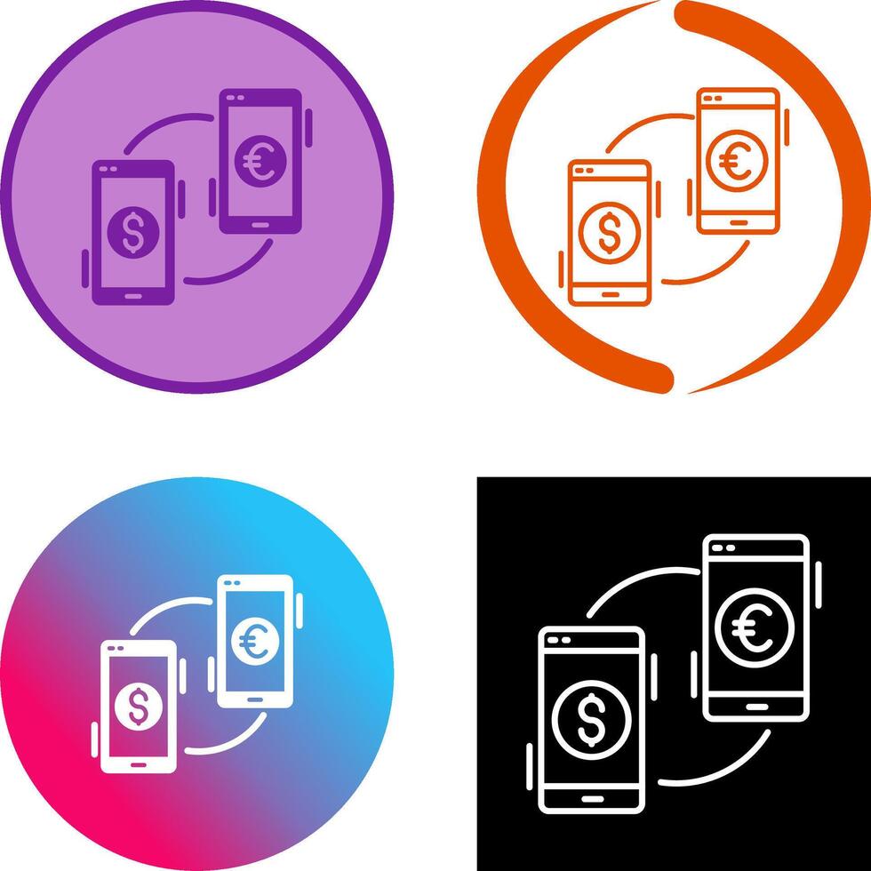 Exchange Icon Design vector