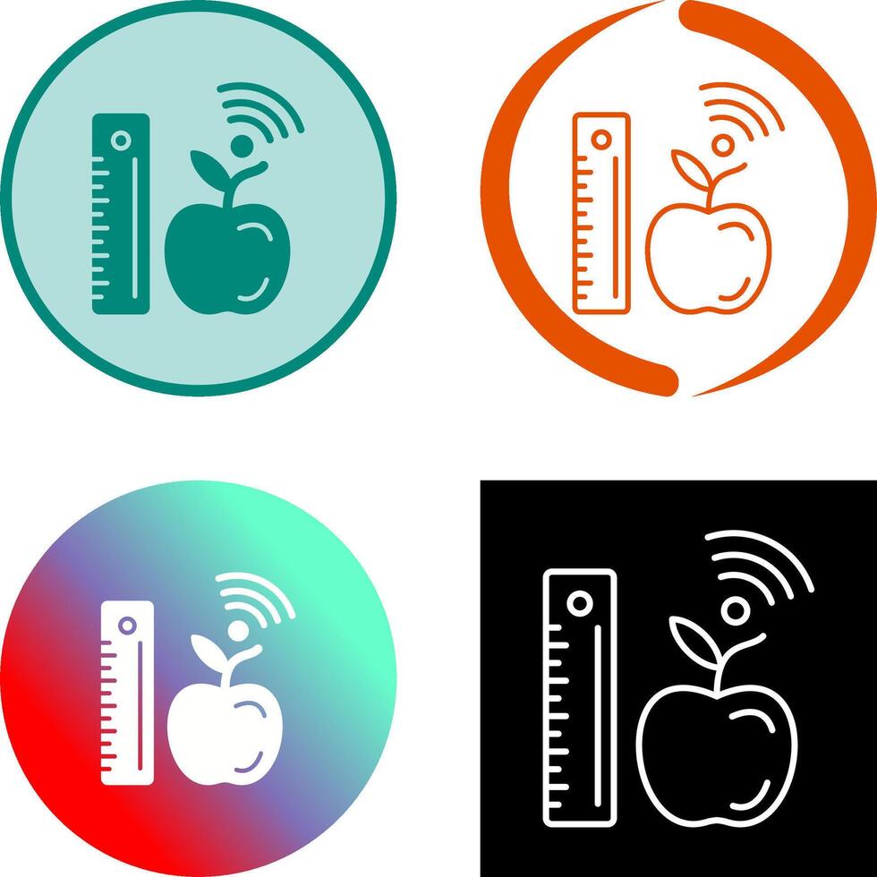 Measure Icon Design vector
