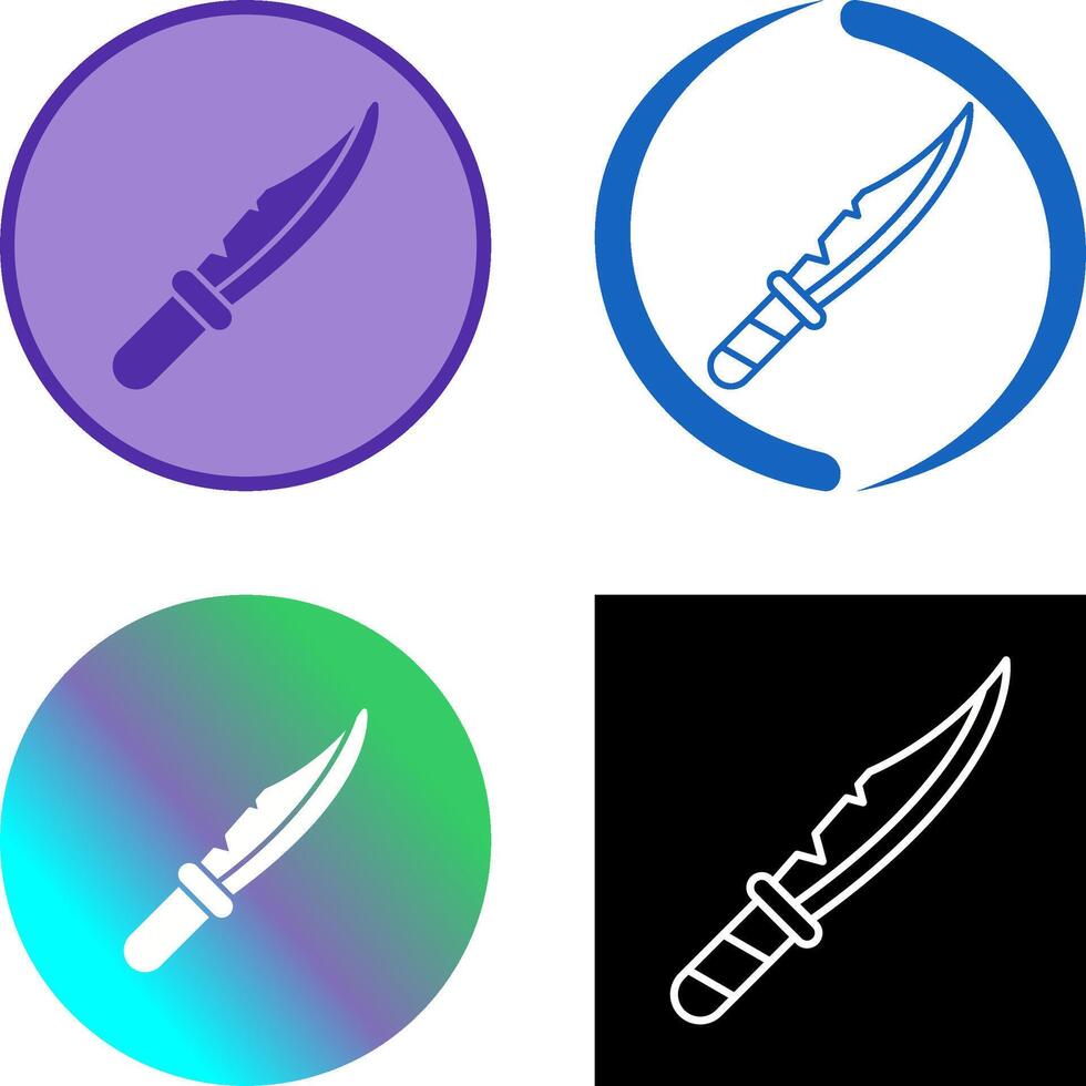 Knife Icon Design vector