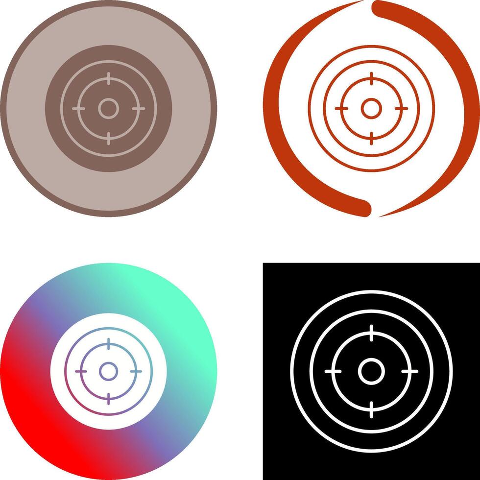 Target Icon Design vector