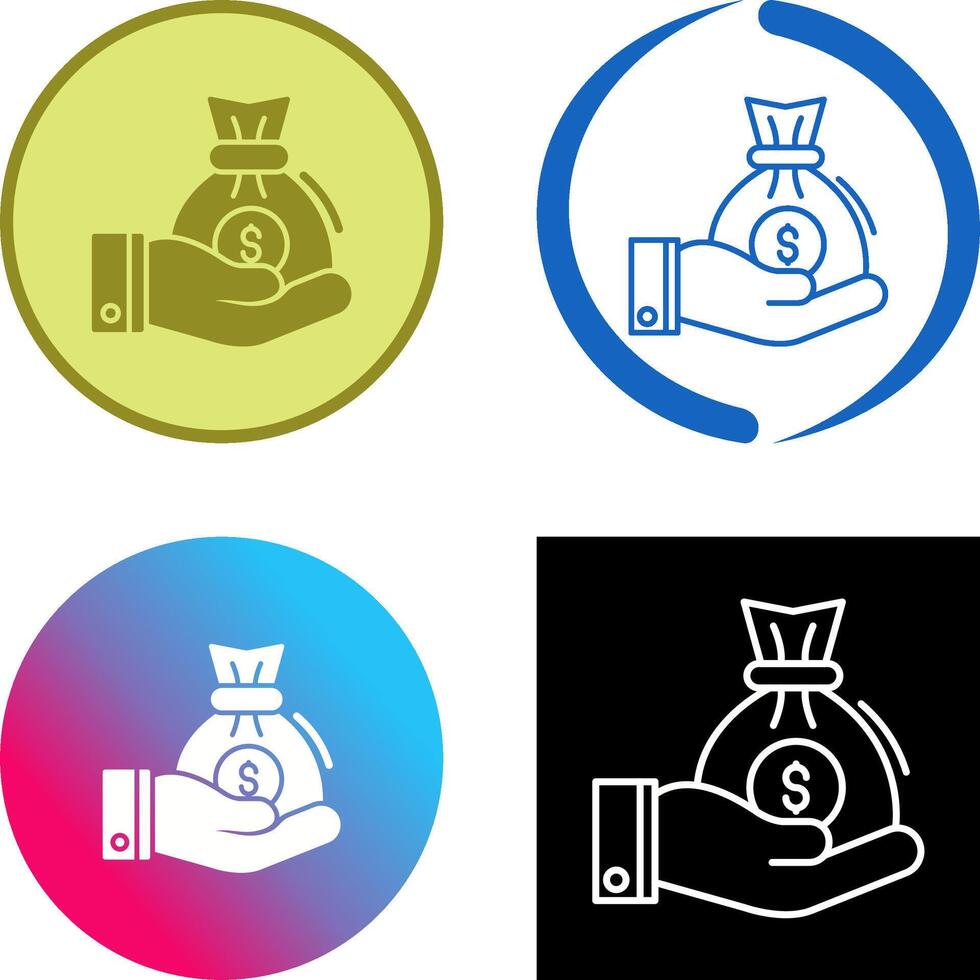 Investment Icon Design vector