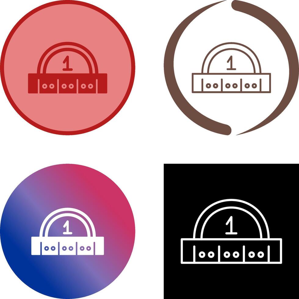 Ruler Icon Design vector