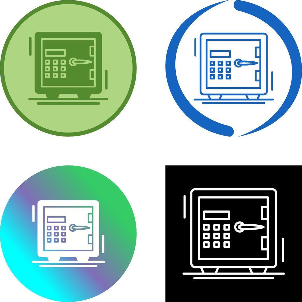 safe Icon Design vector