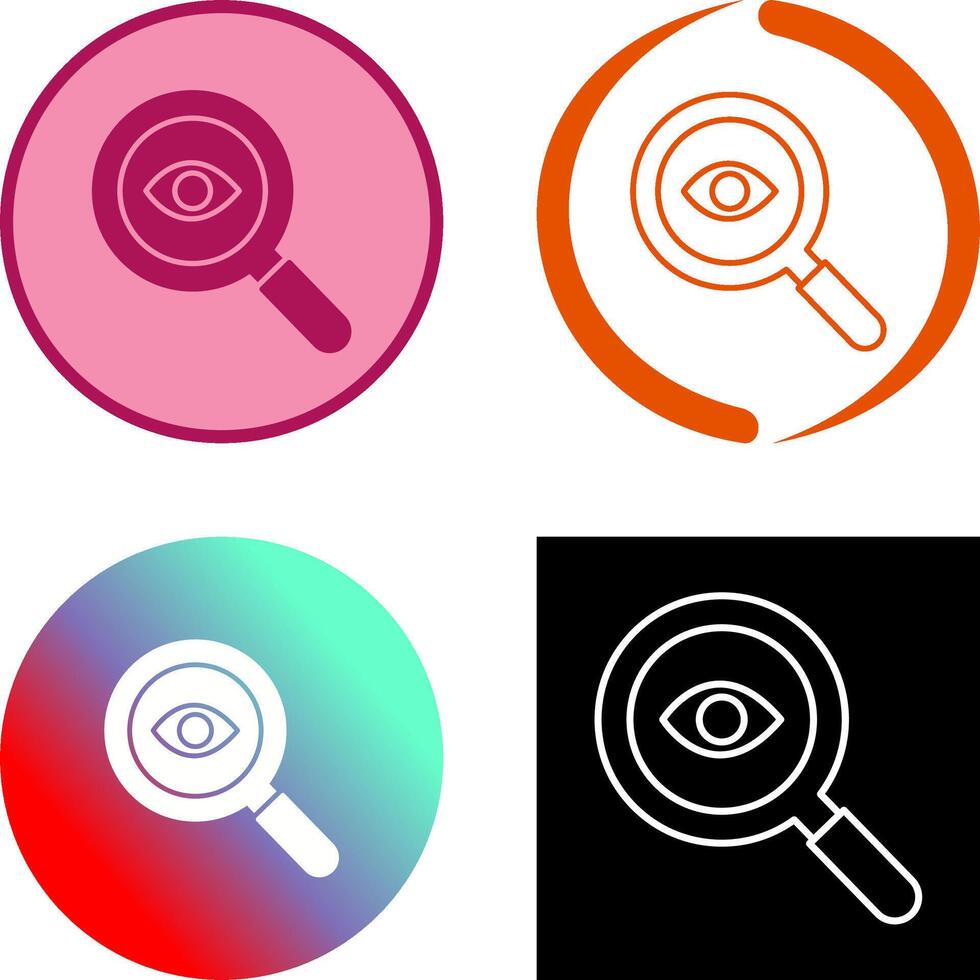 Detective Icon Design vector