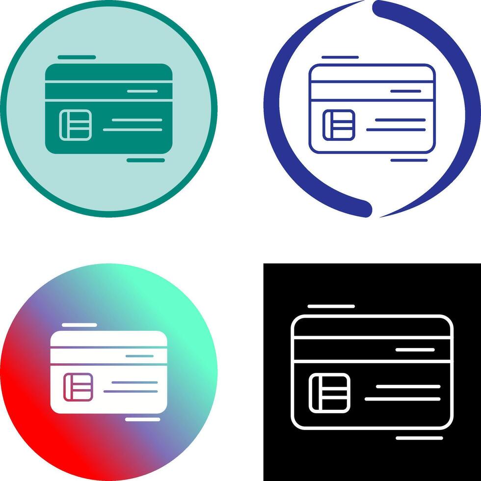 Credit Card Icon Design vector