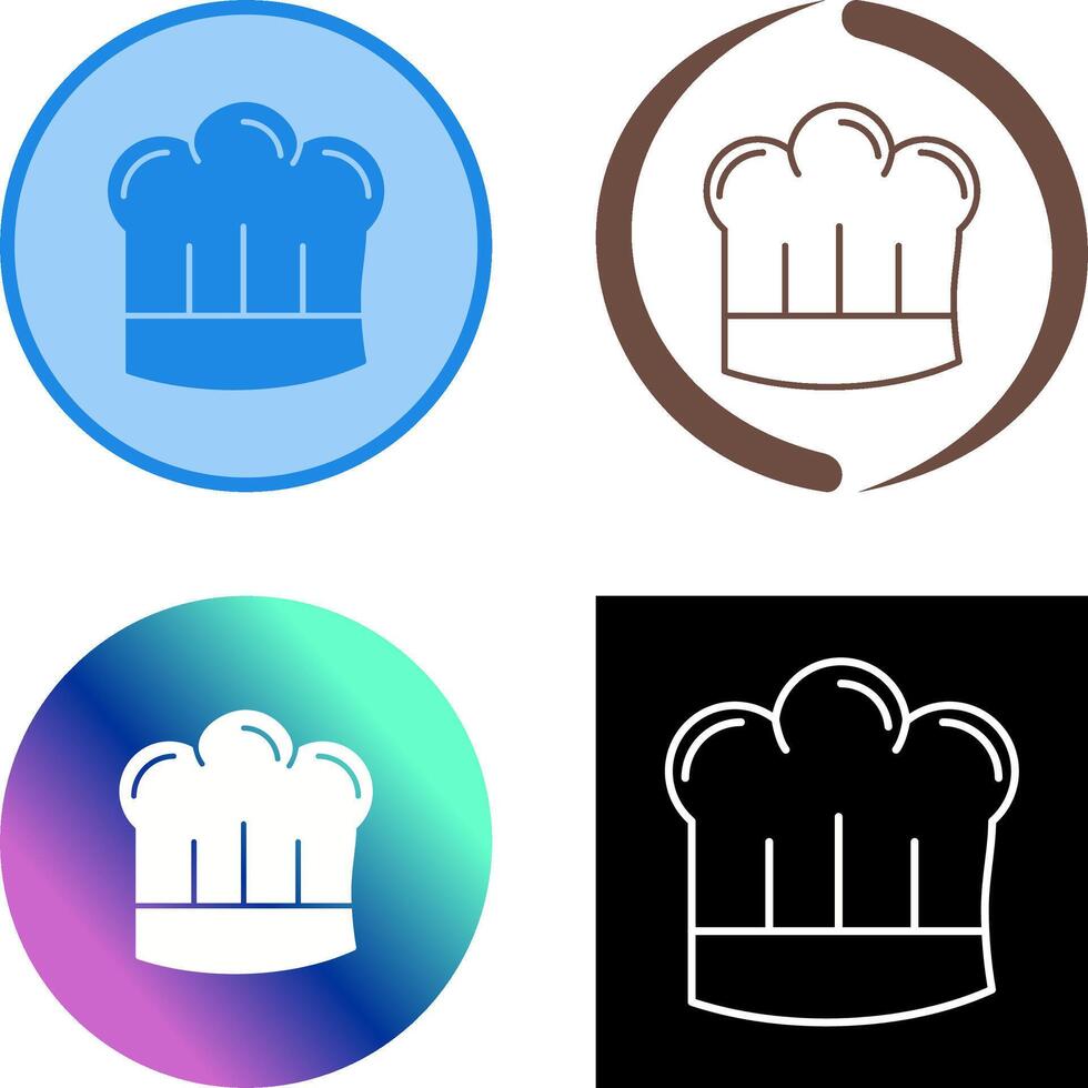 Chef Hat Icon Design vector