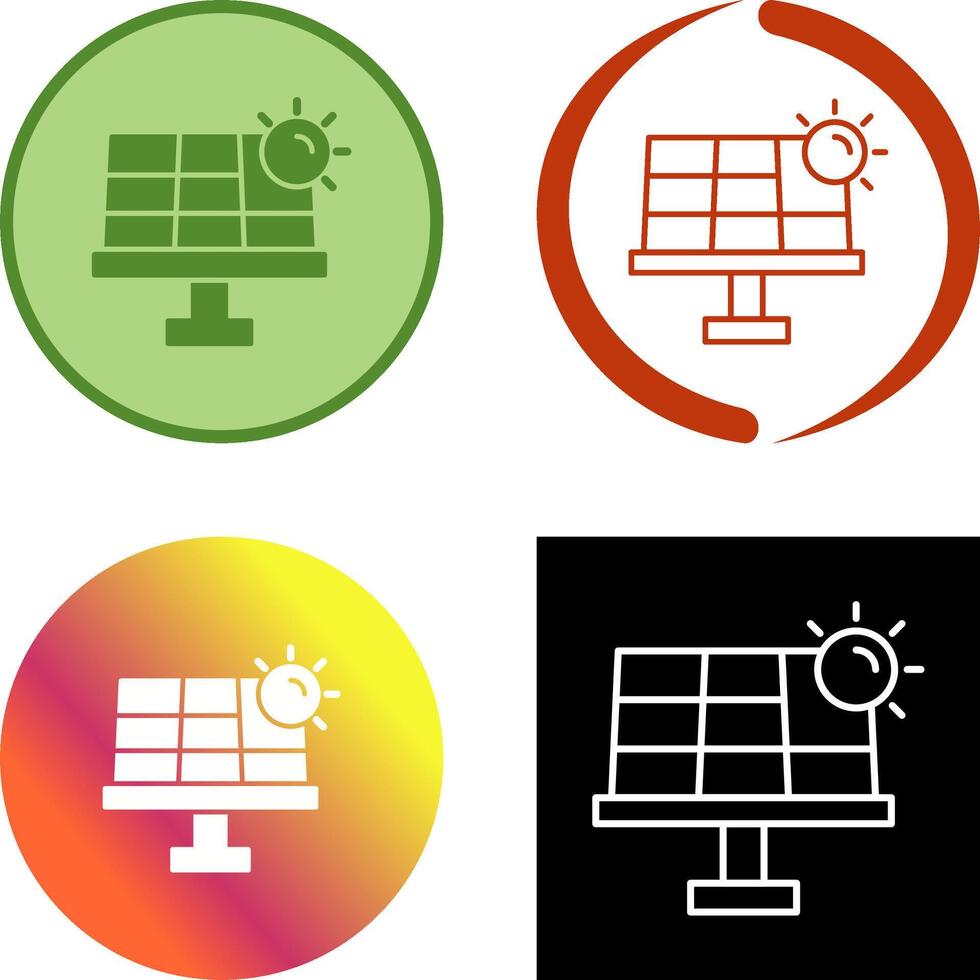 Solar Energy Icon Design vector