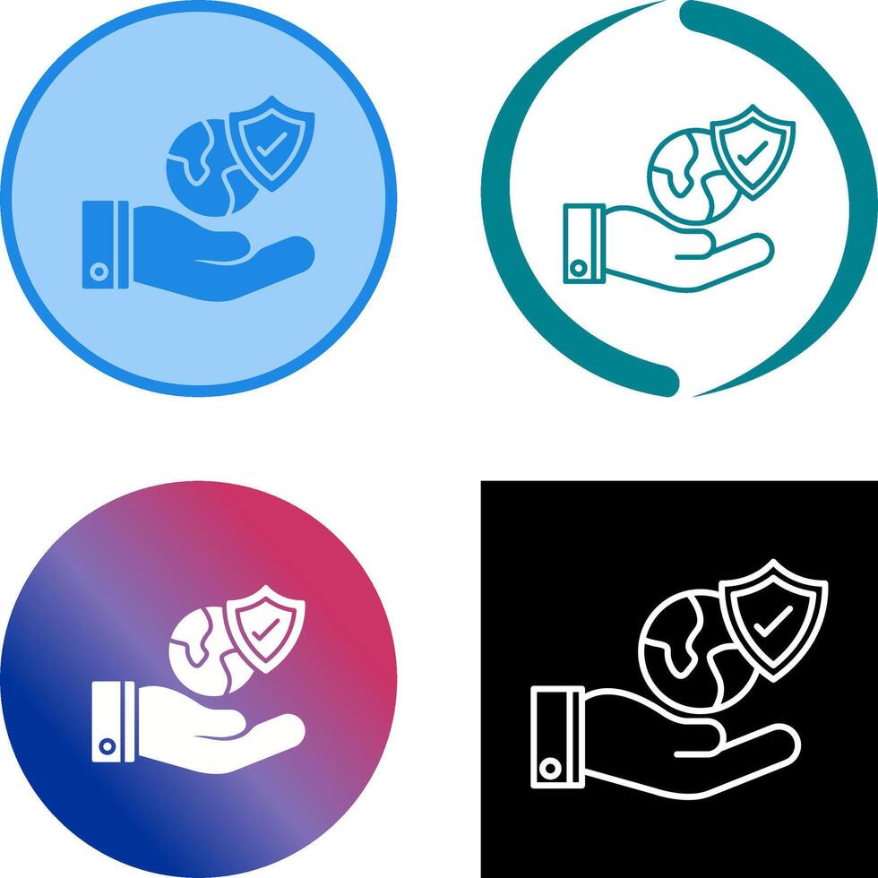 Travel Protection Icon Design vector