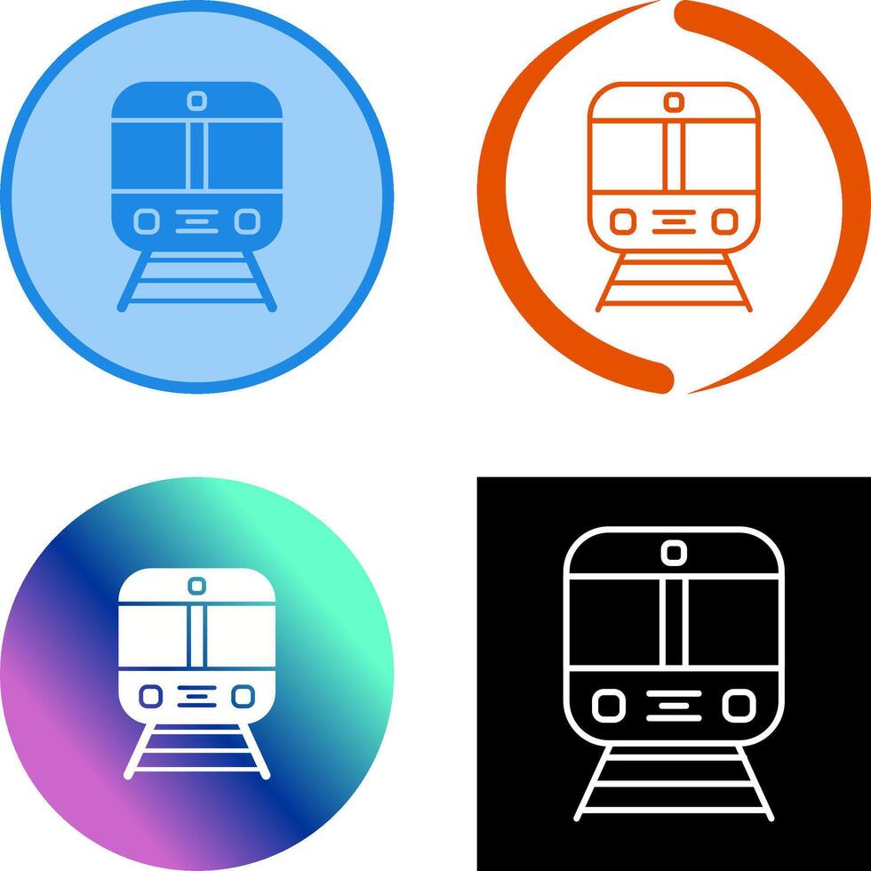 Train Icon Design vector