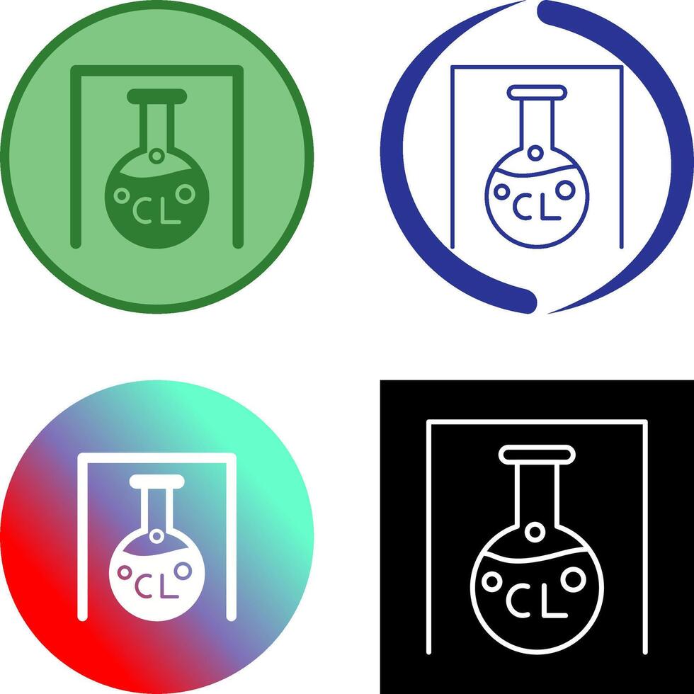 Flask Icon Design vector