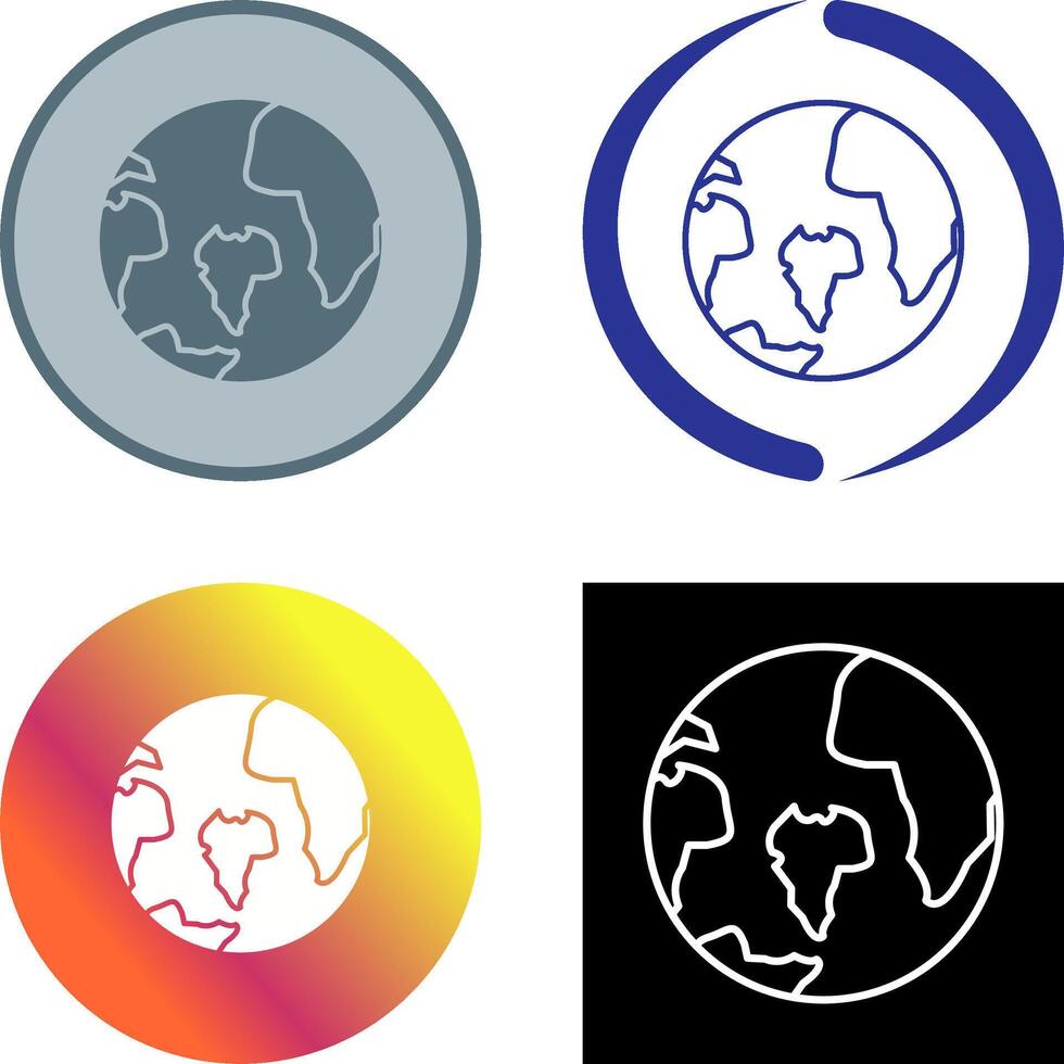 diseño de icono mundial vector