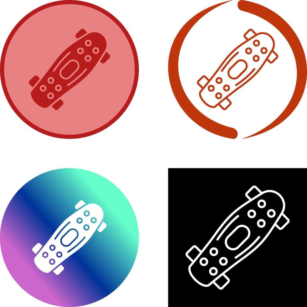 Skateboard Icon Design vector