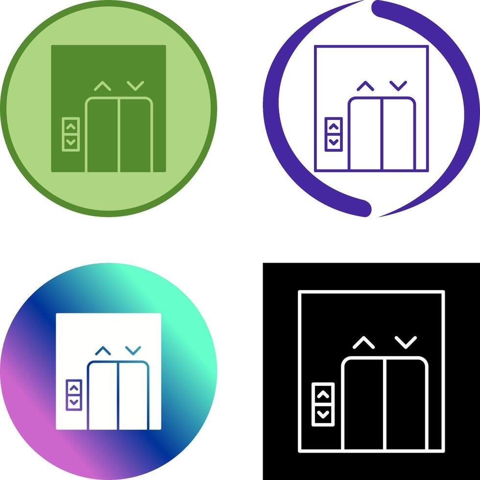 Elevator Icon Design vector
