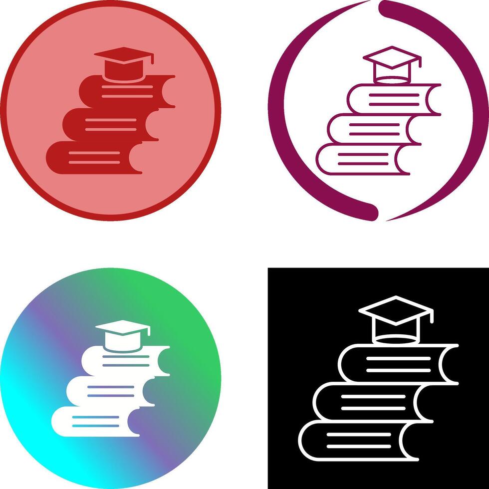 Books Icon Design vector