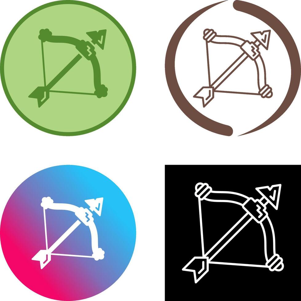 Crossbow Icon Design vector