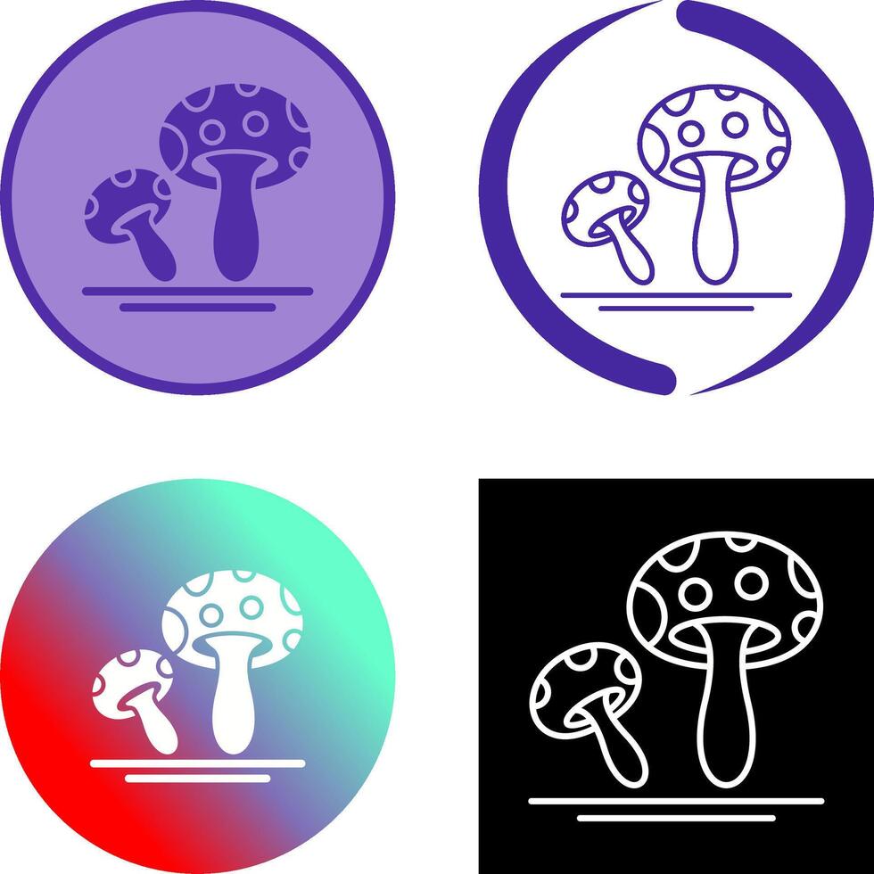 Mushroom Icon Design vector