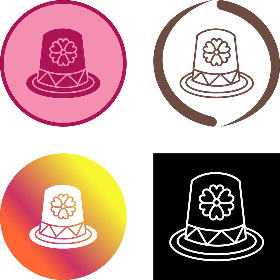 Hat Icon Design vector