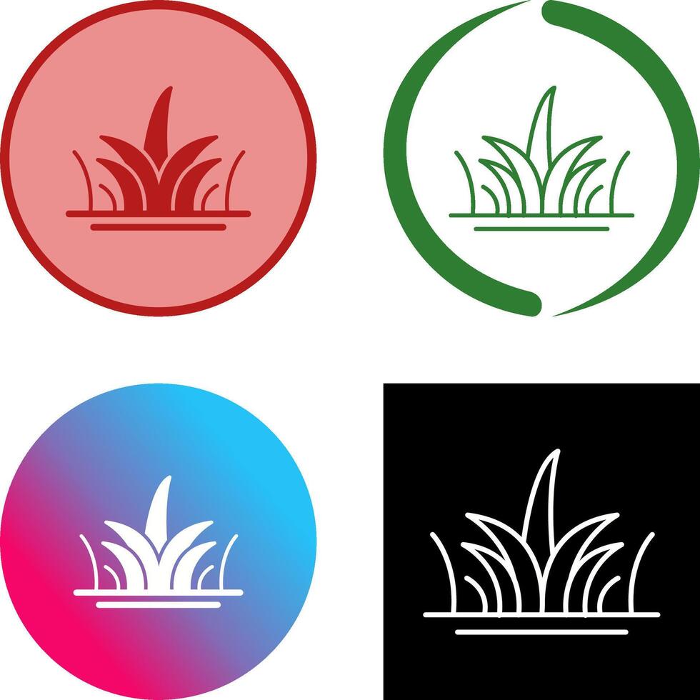 Grass Icon Design vector