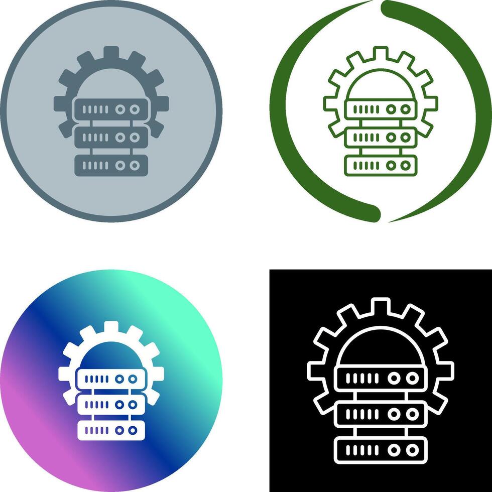 Server Icon Design vector