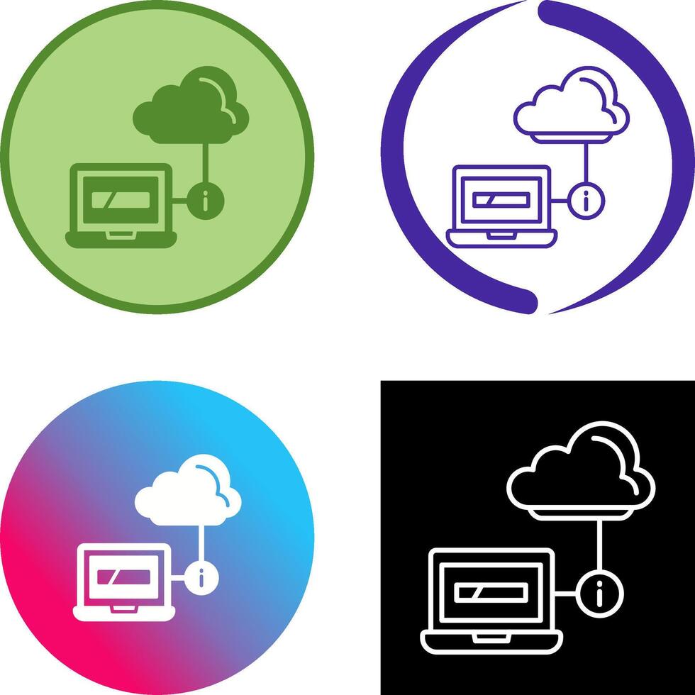 Laptop Icon Design vector