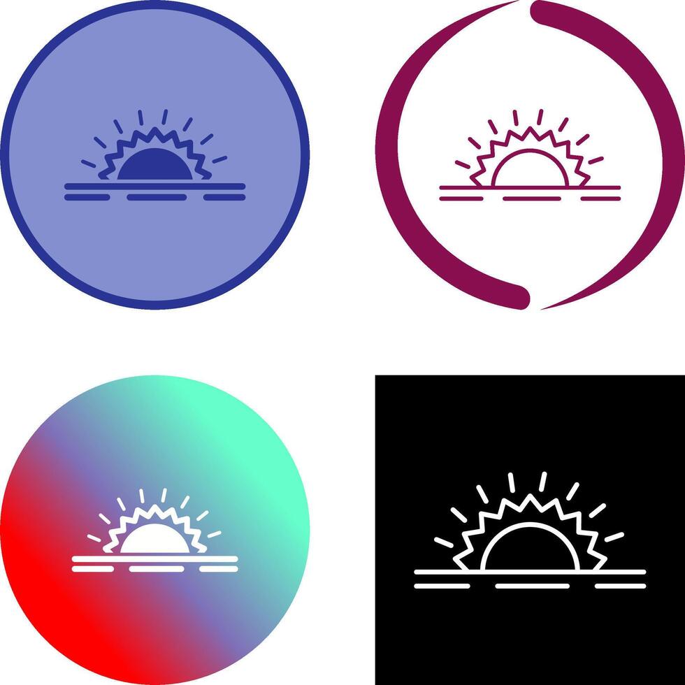 Sunshine Icon Design vector