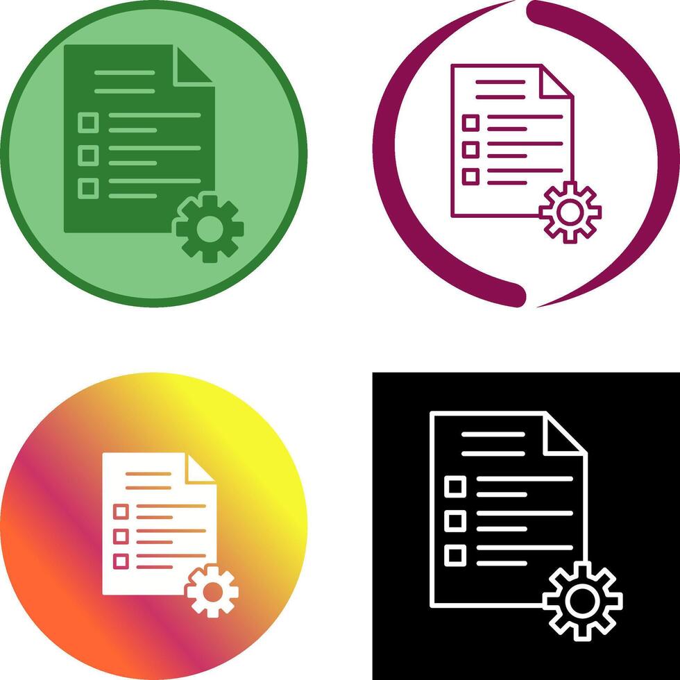 Test Icon Design vector