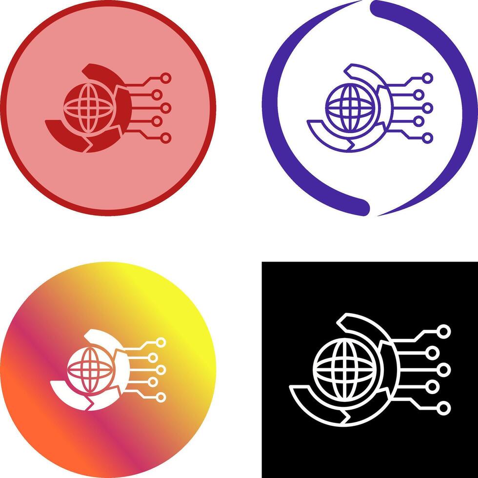 Internet Icon Design vector