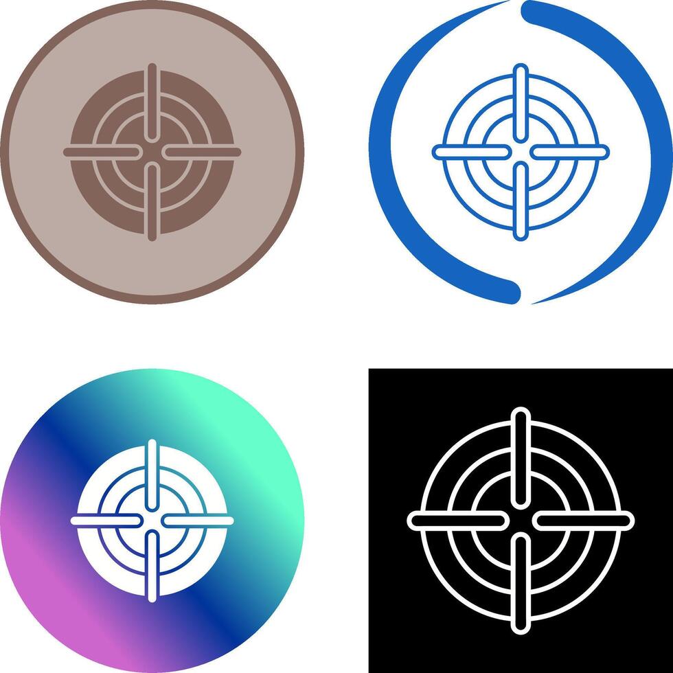 Target Icon Design vector